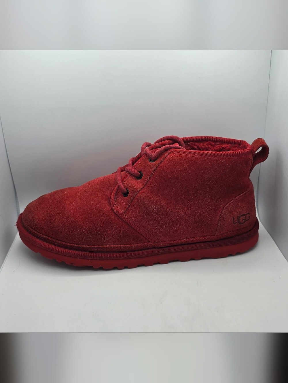 UGG Men's Red Suede Chukka Boots